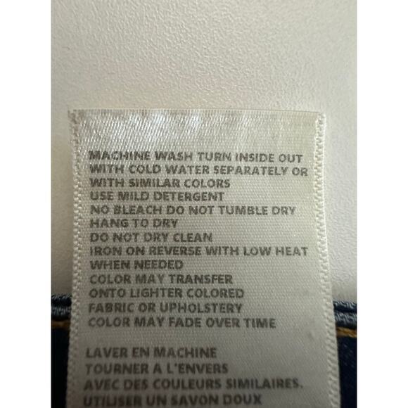 L'Agence Margot Skinny High Rise Neptune Jeans Sz 28 Black Satin Side Stripe USA - Picture 12 of 15